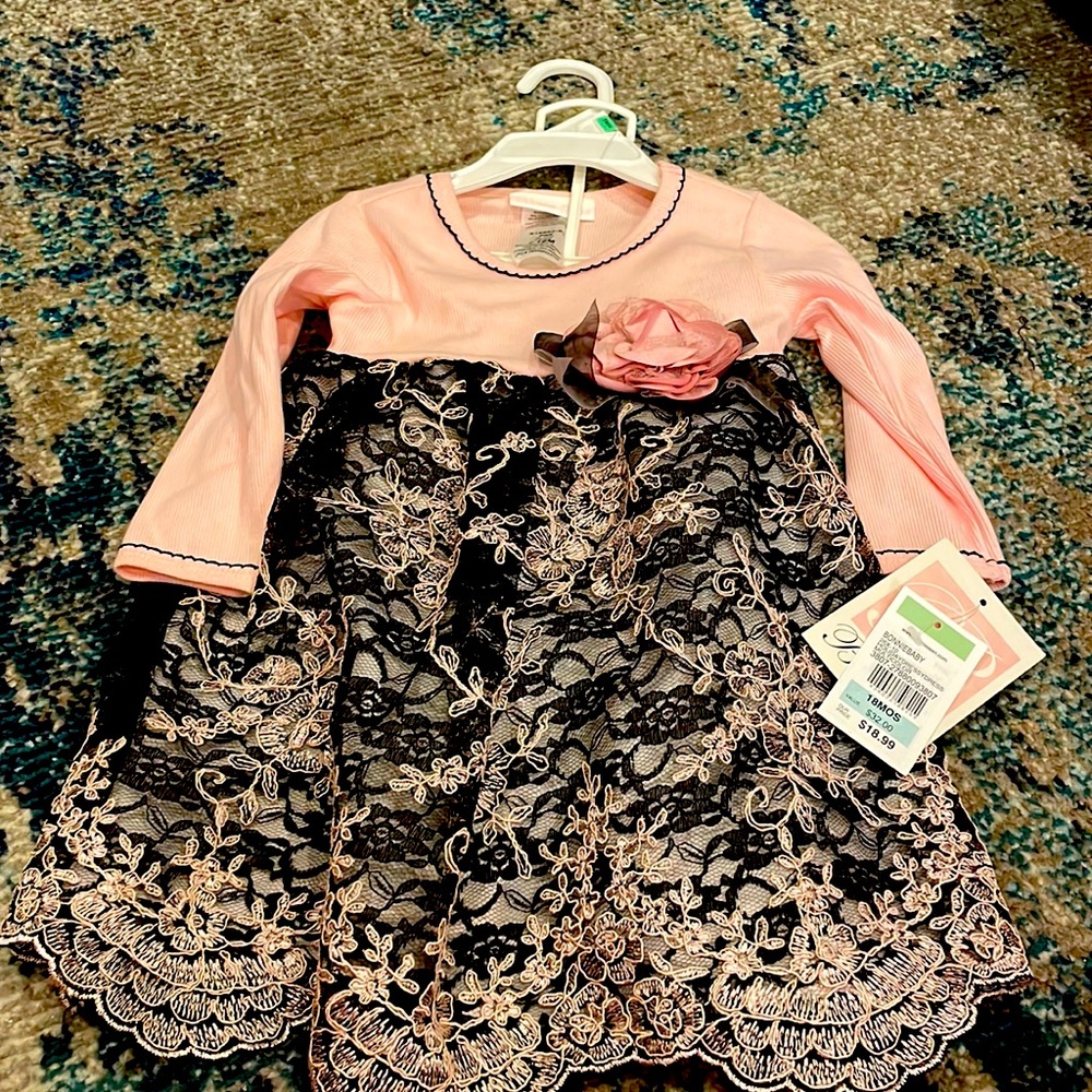 Bonnie Baby size 18 months party dress NWT
